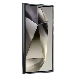 Audi IML geometrinio rašto dėklas, skirtas Samsung Galaxy S24 Ultra - pilkas