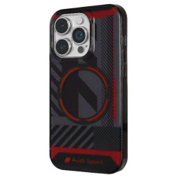 „Audi IML Sport MagSafe“ dėklas, skirtas „iPhone 14 Pro Max 6.7“ – juodas