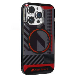 „Audi IML Sport MagSafe“ dėklas, skirtas „iPhone 14 Pro Max 6.7“ – juodas