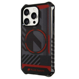 „Audi IML Sport MagSafe“ dėklas, skirtas „iPhone 15 Pro Max 6.7“ – juodas