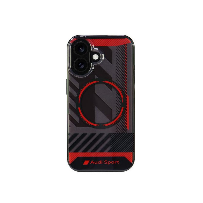 „Audi IML Sport MagSafe iPhone 16 6.1“ dėklas – juodas