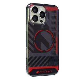 „Audi IML Sport MagSafe“ dėklas, skirtas „iPhone 16 Pro Max 6.9“ – juodas