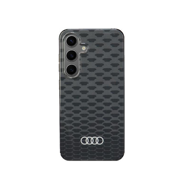 „Audi IML“ siuvinėjimo rašto „MagSafe“ dėklas, skirtas „Samsung Galaxy S24“ – juodas