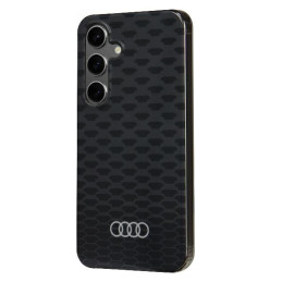 „Audi IML“ siuvinėjimo rašto „MagSafe“ dėklas, skirtas „Samsung Galaxy S24“ – juodas