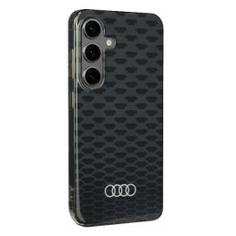 „Audi IML“ siuvinėjimo rašto „MagSafe“ dėklas, skirtas „Samsung Galaxy S24“ – juodas