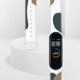 Dirželis Moro apyrankė, skirta Xiaomi Mi Band 4 / Mi Band 3 Silikoninio dirželio laikrodžio apyrankės raštas 13
