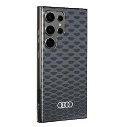 „Audi IML“ siuvinėjimo rašto „MagSafe“ dėklas, skirtas „Samsung Galaxy S24 Ultra“ – juodas