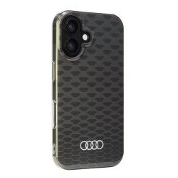 „Audi IML“ siuvinėjimo raštas „MagSafe iPhone 16 6.1“ dėkle – juodas