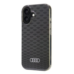 „Audi IML“ siuvinėjimo raštas „MagSafe iPhone 16 6.1“ dėkle – juodas