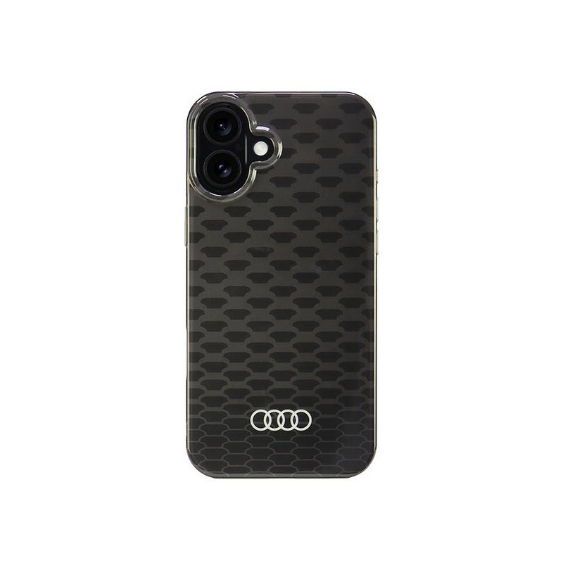 „Audi IML“ siūlių rašto „MagSafe“ dėklas, skirtas „iPhone 16 Plus 6.7“ – juodas
