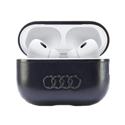 „Audi“ odinis dėklas su dideliu logotipu, skirtas „AirPods Pro 2“ – juodas