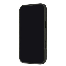 Audi sintetinės odos iPhone 16 Plus 6.7" dėklas – juodas