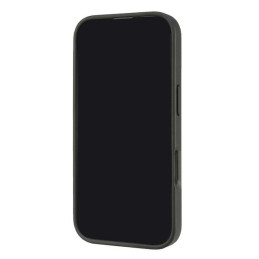 Audi sintetinės odos iPhone 16 Pro 6.3" dėklas – juodas