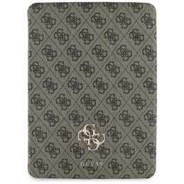 „Guess“ magnetinis 4G didelio logotipo „iPad Pro 11“ (2024) dėklas – rudas