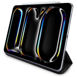 „Guess“ magnetinis 4G didelio logotipo „iPad Pro 13“ (2024) dėklas – juodas