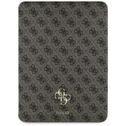 „Guess“ magnetinis 4G didelio logotipo „iPad Pro 13“ (2024) dėklas – rudas