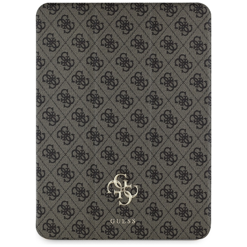 „Guess“ magnetinis 4G didelio logotipo „iPad Air 13“ (2024) dėklas – rudas
