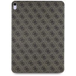 „Guess“ magnetinis 4G didelio logotipo „iPad Air 13“ (2024) dėklas – rudas