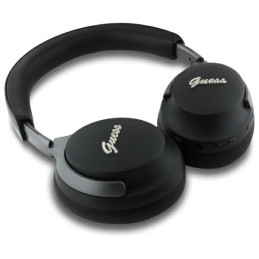 „Guess Metal Script Logo ANC“ „Bluetooth“ ausinės ant ausies – juodos