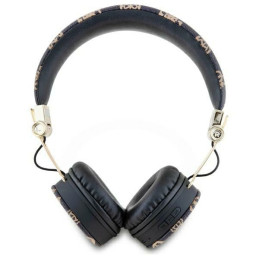 Ausinės „Guess Peony Script Round Shape ENC Bluetooth“ ant ausies – juodos