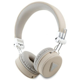 „Guess Grained Classic Round Shape ENC Bluetooth“ ausinės ant ausies – smėlio spalvos