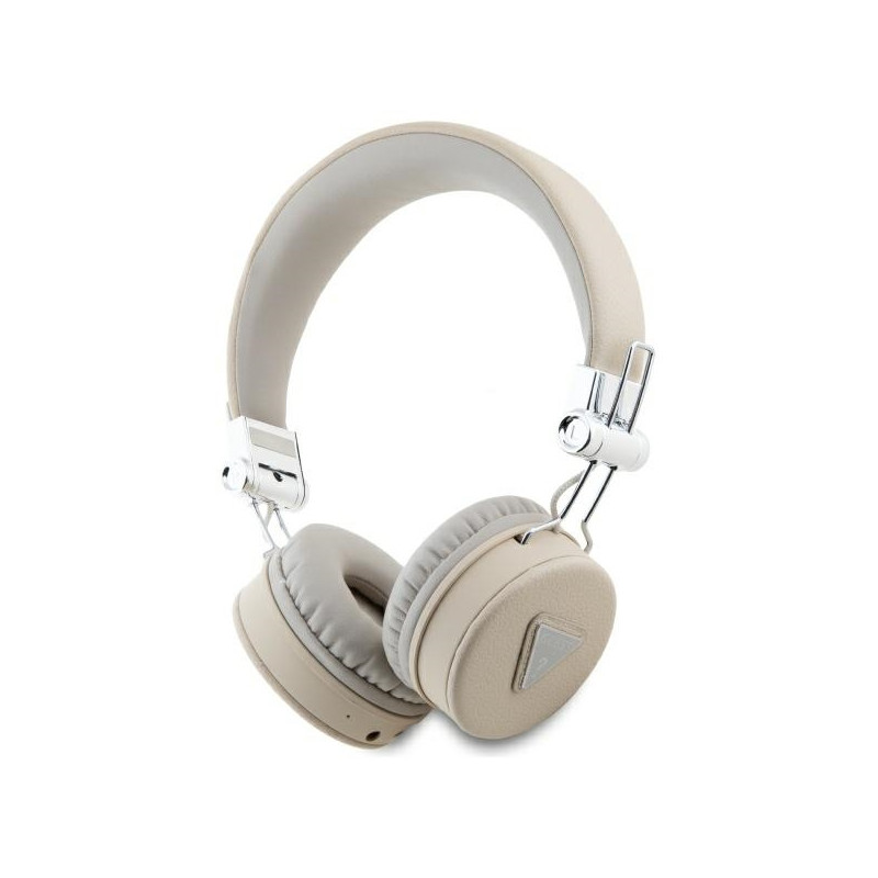 „Guess Grained Classic Round Shape ENC Bluetooth“ ausinės ant ausies – smėlio spalvos