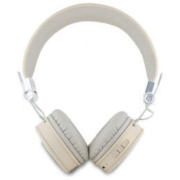 „Guess Grained Classic Round Shape ENC Bluetooth“ ausinės ant ausies – smėlio spalvos