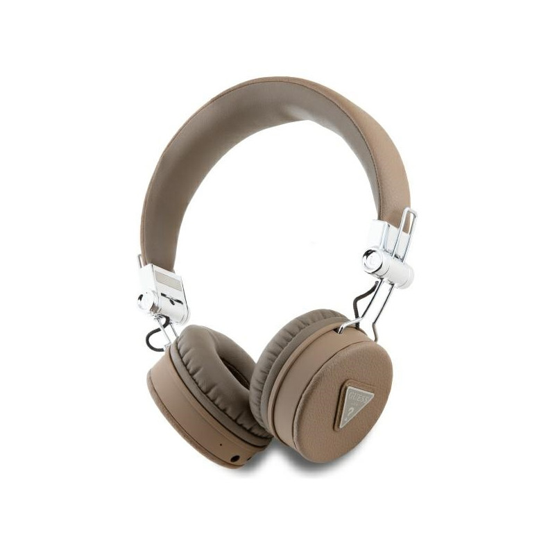„Guess Grained Classic Round Shape ENC Bluetooth“ ausinės ant ausies – rudos