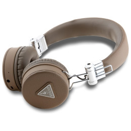 „Guess Grained Classic Round Shape ENC Bluetooth“ ausinės ant ausies – rudos