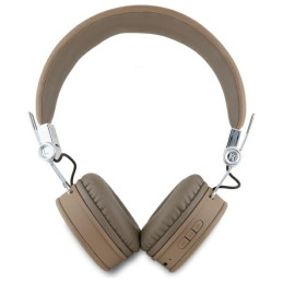 „Guess Grained Classic Round Shape ENC Bluetooth“ ausinės ant ausies – rudos