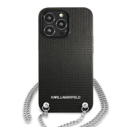 Karl Lagerfeld monograminis dėklas iPhone 13 Pro / 13 6.1" telefonui - Blackx