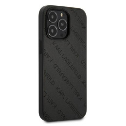 „Karl Lagerfeld“ perforuotas „iPhone 13 Pro“ / 13 6.1 colio dėklas – juodas