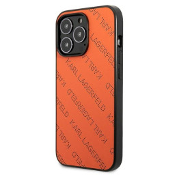 „Karl Lagerfeld“ perforuotas „iPhone 13 Pro“ / 13 6.1 colio dėklas – oranžinis