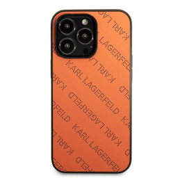 „Karl Lagerfeld“ perforuotas „iPhone 13 Pro“ / 13 6.1 colio dėklas – oranžinis