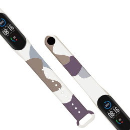 Apyrankė Moro, skirta Xiaomi Mi Band 6 / Mi Band 5, silikoninė apyrankė, apyrankės modelis 16