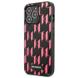 Karl Lagerfeld monogramos plaketės iPhone 13 Pro Max 6.7" dėklas – rožinis