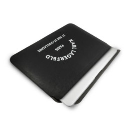 Karl Lagerfeld Saffiano RSG Sleeve 13" nešiojamojo kompiuterio dėklas – juodas