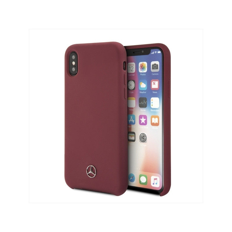 „Mercedes Silicone Line iPhone X/ XS“ dėklas – raudonas