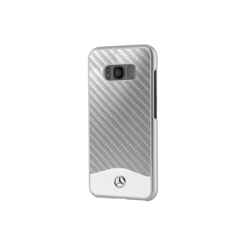 „Mercedes Wave V“ dėklas, skirtas „Samsung Galaxy S8+“ – sidabrinis