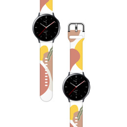 „Samsung Galaxy Watch“ 42 mm silikoninio dirželio apyrankės modelis „Moro“ apyrankė