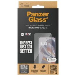 „PanzerGlass“ itin plataus tvirtinimo grūdintas stiklas, skirtas „Motorola Edge 50 Neo“