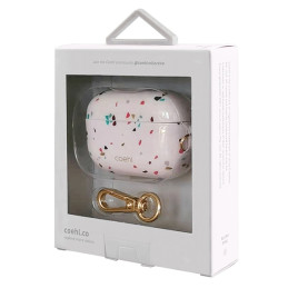 UNIQ Coehl Terrazzo dėklas, skirtas „AirPods Pro“ ausinėms – rožinis
