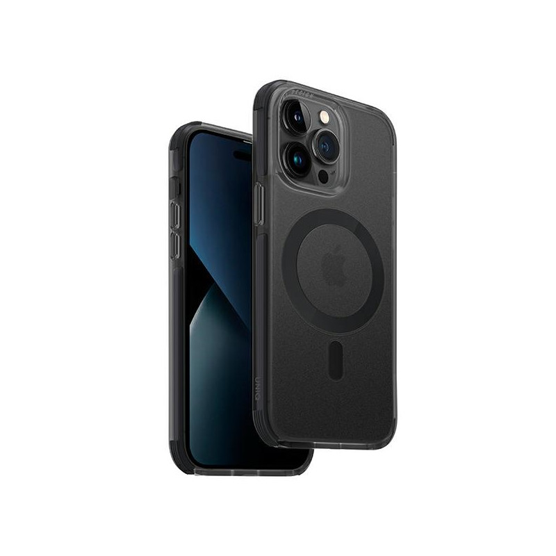 „UNIQ Combat“ iPhone 14 Pro 6.1 colio dėklas su „MagSafe“ – juodas