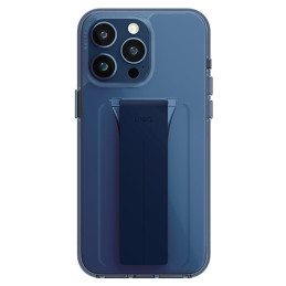UNIQ „Heldro Mount“ dėklas, skirtas „iPhone 15 Pro 6.1“ su stovu – mėlynas