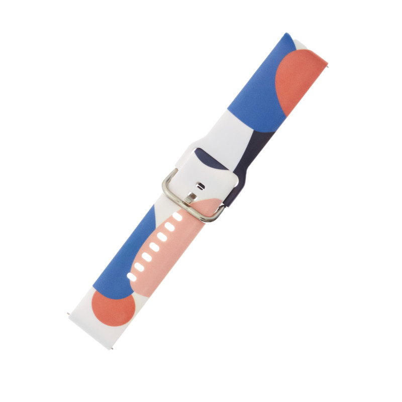 Apyrankė Moro, skirta Samsung Galaxy Watch 42 mm silikoninio dirželio apyrankės raštas 10