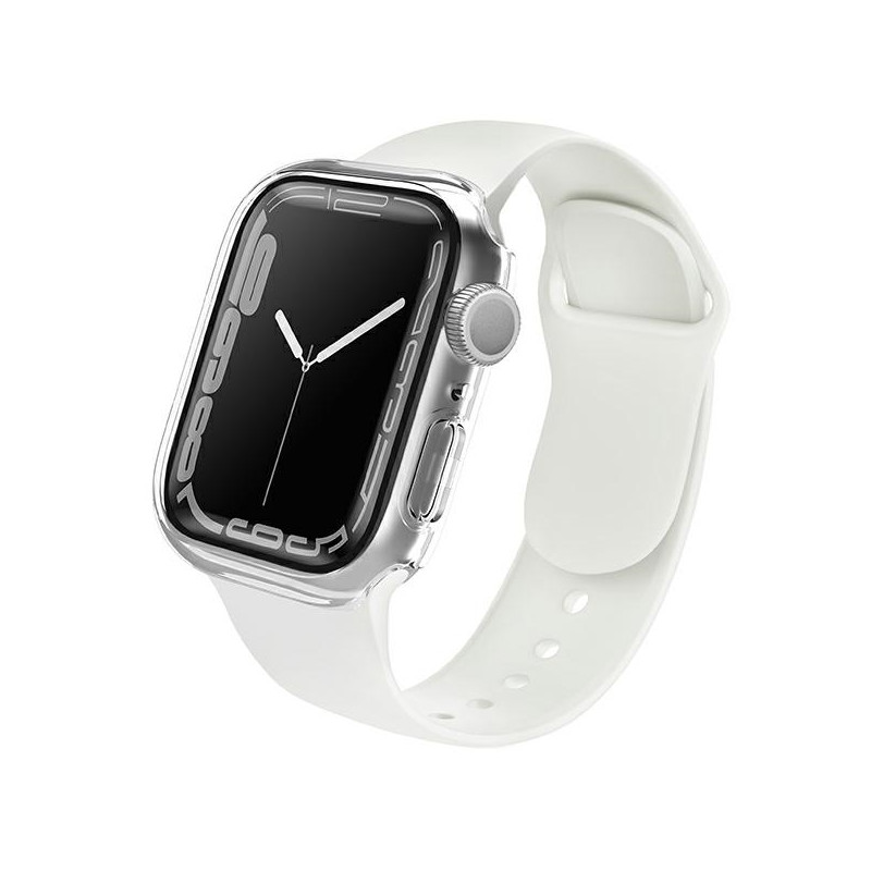 UNIQ Legion dėklas, skirtas Apple Watch 7 41 mm – skaidrus