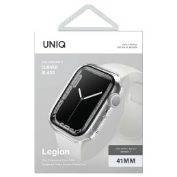 UNIQ Legion dėklas, skirtas Apple Watch 7 41 mm – skaidrus