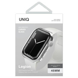 UNIQ Legion dėklas, skirtas Apple Watch 7 45 mm – skaidrus