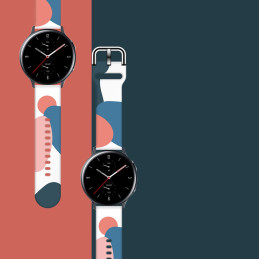 Apyrankė Moro, skirta Samsung Galaxy Watch 42 mm silikoninio dirželio apyrankės raštas 10