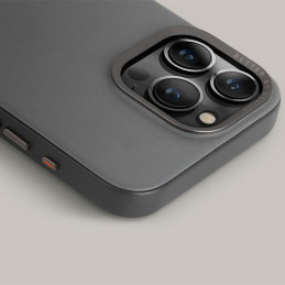 UNIQ Lyden DS iPhone 15 Pro 6.1" dėklas su MagSafe sąsaja – pilkas/ juodas